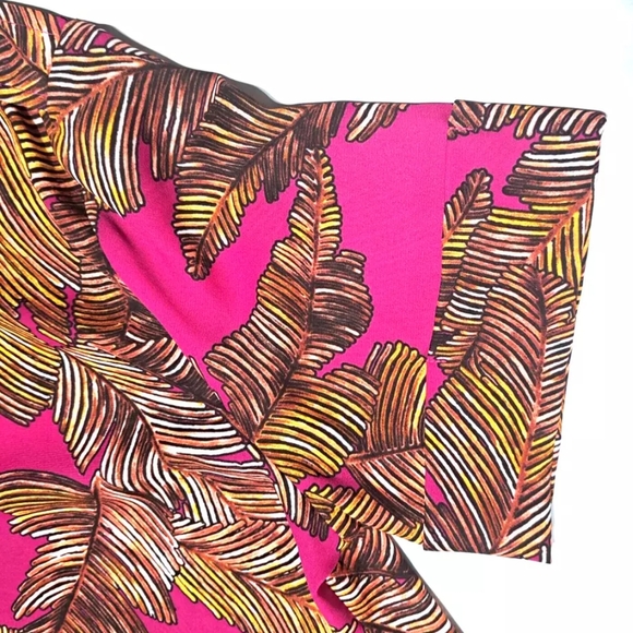 worthington tops large crossover art pattern collared neck formal top - Picture 9 of 13